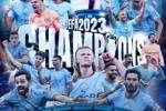 【直播吧海报】瓜氏曼城加冕三冠王 蓝月升空🌙冠绝欧洲🏆
