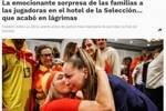 惊喜满满！西班牙足协安排女足队员决赛前和家人们见面